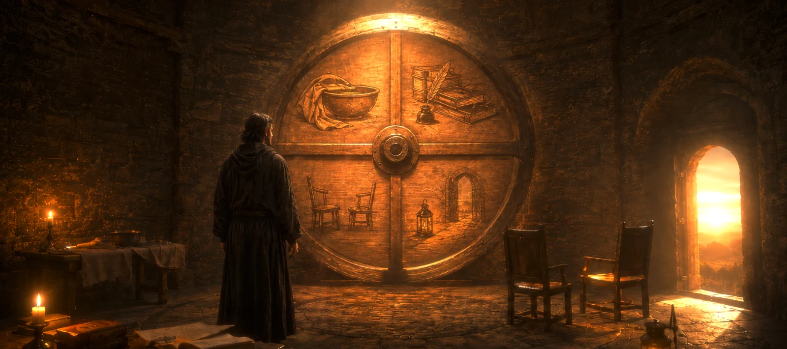 Companion artwork for Hour VI: The Four Arcs
