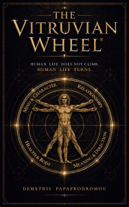 Book cover for The Vitruvian Wheel.